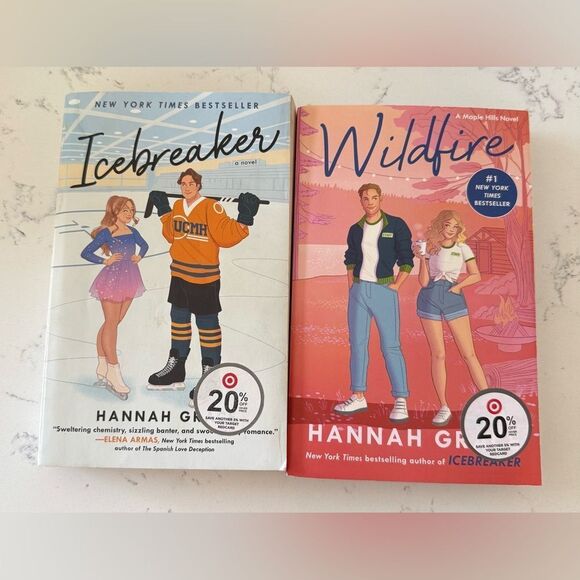 Icebreaker and Wildfire Books by Hannah Grace SOLD TOGETHER - Picture 1 of 3